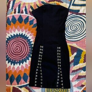 Tight black adjustable tube dress